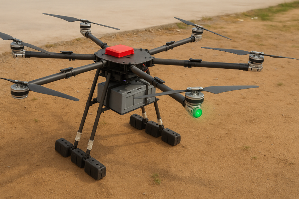 Drone Bases Tel Rx payload 1